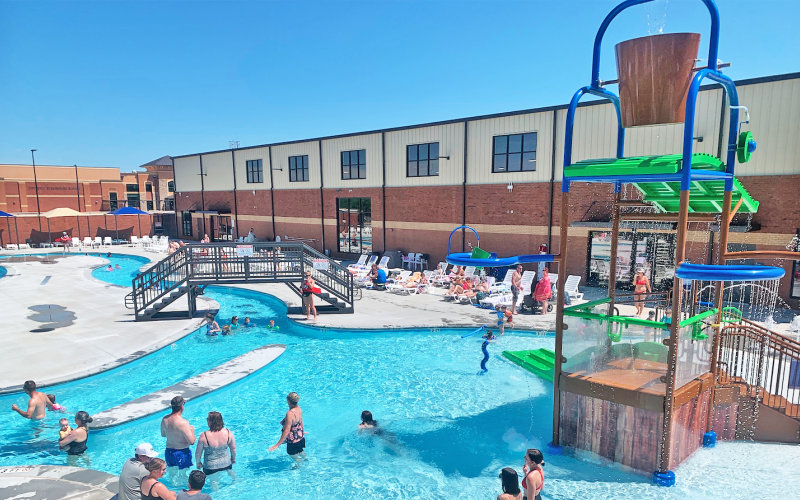 The new Pinetree Recreation Center opened last weekend in Lumpkin County. (Photo by Matt Aiken)