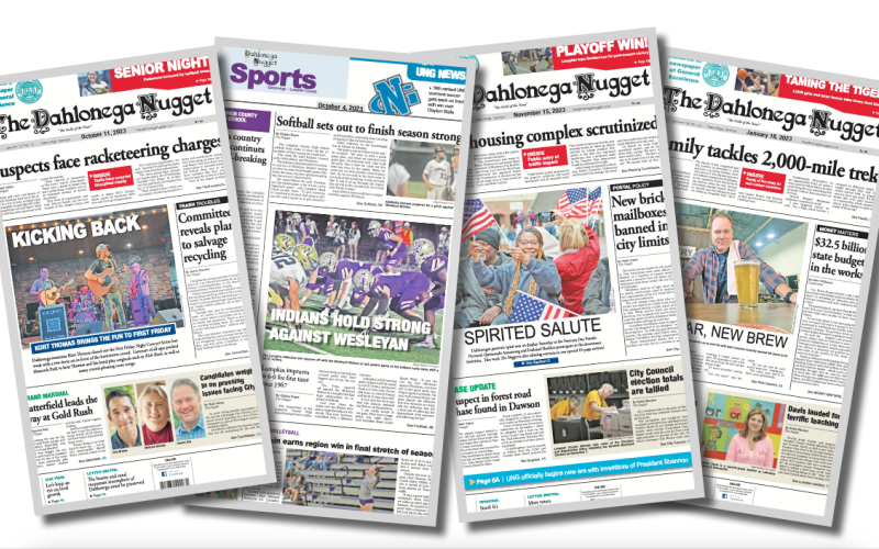 The Nugget earned several individual first place awards from the Georgia Press Association for a broad range of reporting-related categories.