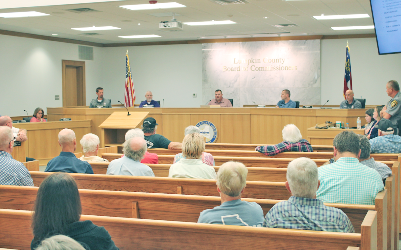 Nine different residents living near Iron Mountain Resort complained about noise and erosion coming from the ATV park during the public comments portion of a recent Board of Commissioners meeting.