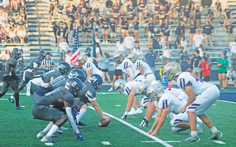 The Lumpkin County High School football team defeated West Hall in dominant fashion in Friday’s scrimmage game.