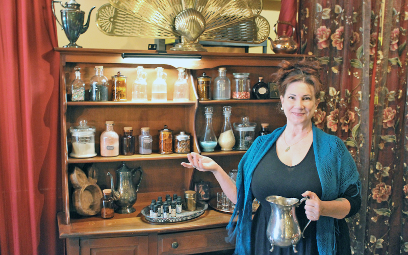 Kim Pyron said they create a place for folks to “come and relax, leave the mundane at the door, and celebrate yourself.”