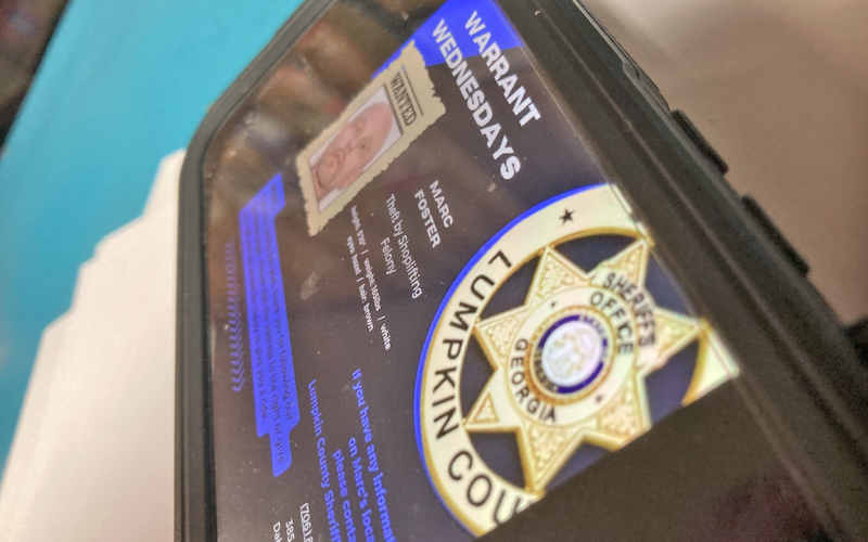 Warrant Wednesdays have caught the attention of Facebook users recently as the Lumpkin County Sheriff's Office has taken to social media in hopes of seeking out suspects who are facing outstanding warrants.