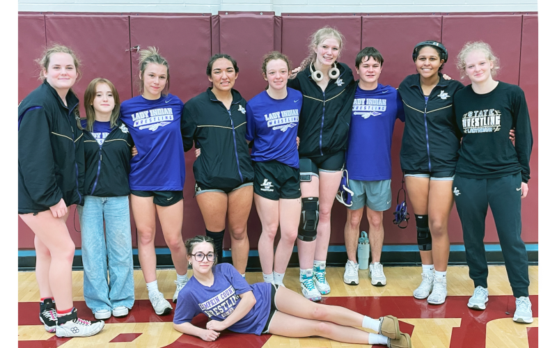 All eight Lumpkin girls wrestling team members who competed in Sectionals punched their tickets to State.