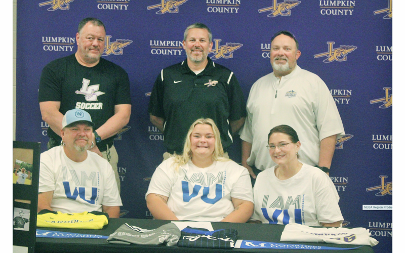Lumpkin County’s Lily Kidd makes her official commitment to Vorhees University to continue to play softball at the next level.