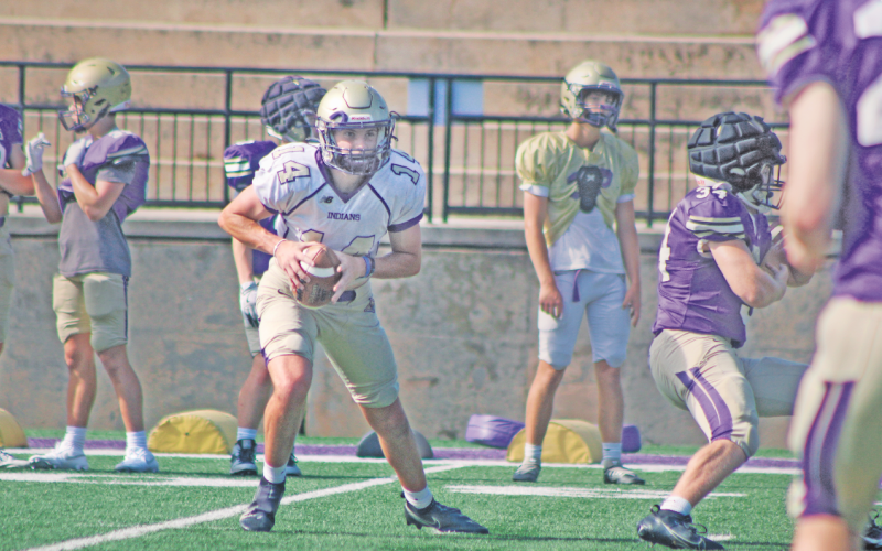Lumpkin County’s Mason Hester looks to have a big year as the team’s quarterback.