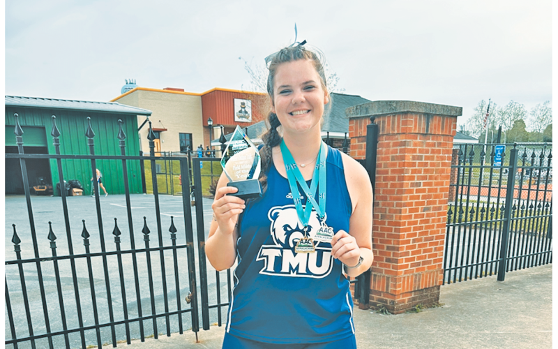 Lumpkin County alumnus Grace Jones was named AAC Athlete of the Year.