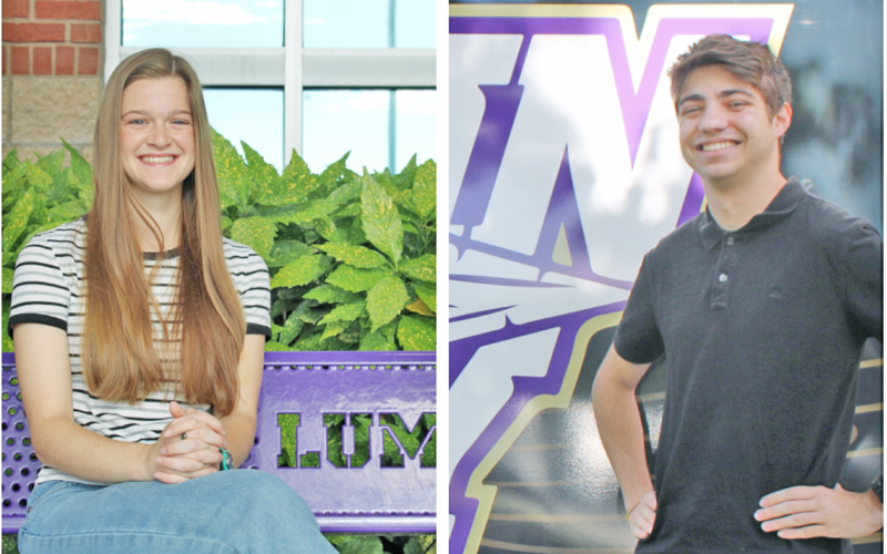 LEFT: LCHS Valedictorian for the Class of 2025 is Jaedyn Gerrells. She plans to attend the University of Georgia.  RIGHT: Jack Fox is the LCHS Salutatorian for the Class of 2025. He looks forward to being a part of the marching band at Georgia Tech.