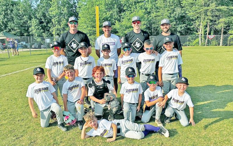 District Seven Champions the Lumpkin County 8U Indinas.