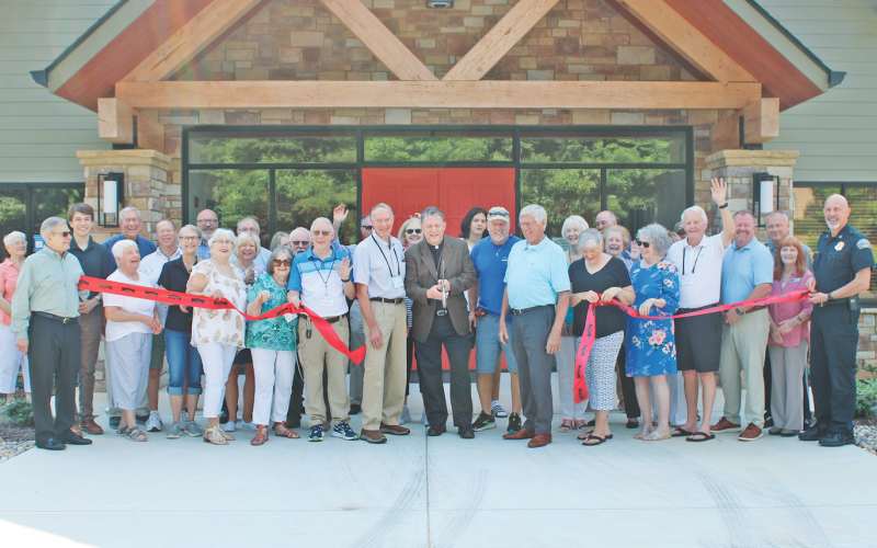 Rev. Charles J. Kanefke joined congregants and community representatives at the new St. Peter Lutheran Church Ministry Center on June 25 for a formal ribbon-cutting ceremony.