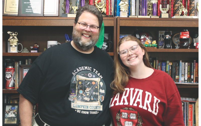 LCHS teacher Aaron Hopper and daughter Sara Hopper enjoy traveling to Greenville, S.C. in their spare time to take in musical theater like Hamilton, Beetlejuice, Frozen and Wicked. Aaron hopes to take Sara to a Broadway play in New York City for her senior trip.