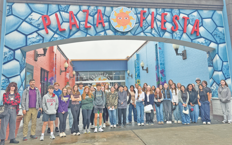 LCHS Spanish Teacher Adam Rambin was able to take 36 students to the Plaza Fiesta Latin American Mall on Buford Highway at the end of October thanks to a grant award from the Lumpkin County Education Foundation.