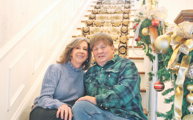 Dahlonega City Council member Johnny Ariemma and his wife Catherine opened their home to holiday tours which raised $11,500 for Jeremiah’s Place.