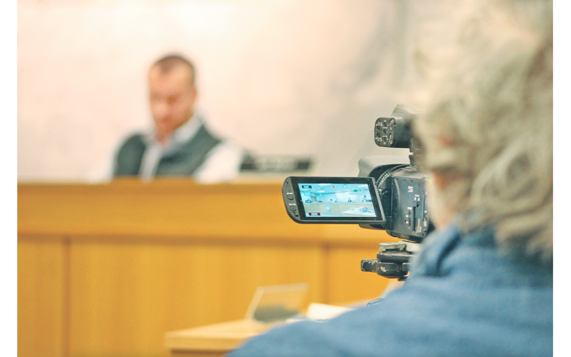James Brady from North Georgia Today records the action during this month’s regular meeting of the Board of Commissioners. Ironically, a staff proposal to livestream County meetings was on the agenda the same evening.