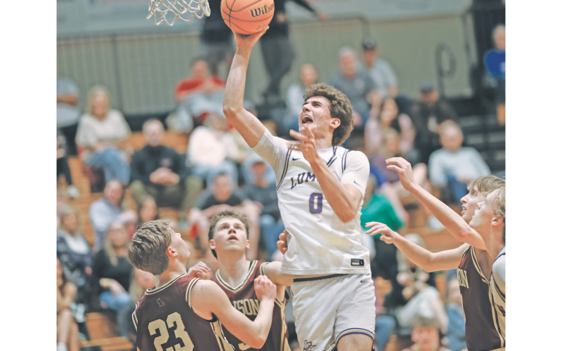 Lumpkin County’s Martin Hulsey gets some air during last week’s matchup with the Tigers.