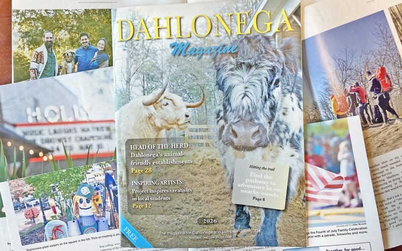 The 2026 edition of Dahlonega Magazine is inserted inside the April 15, 2026 print edition of The Nugget.