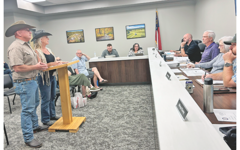 Glenn and Betsy Gagne recently requested a variance that would allow them to set up business at their Town Creek Church Road horse farm.