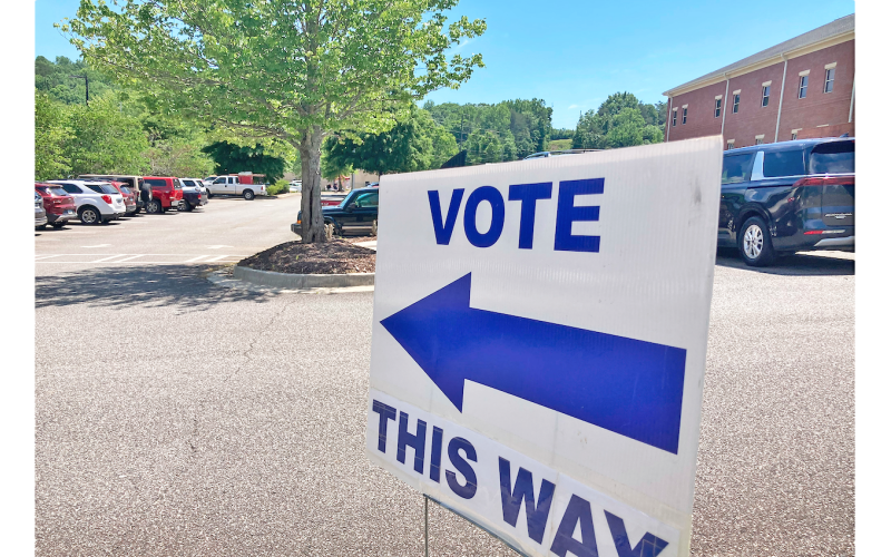 Local voters cast their ballots at the Lumpkin County Parks &amp; Rec building last week to decide a wide variety of races, many of which must still be decided in the upcoming June 16 runoff.