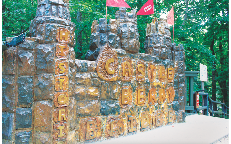 Recent improvements on the private property located at Castleberry Bridge include a renovated “beach” area featuring picnic tables and paid tube rentals.