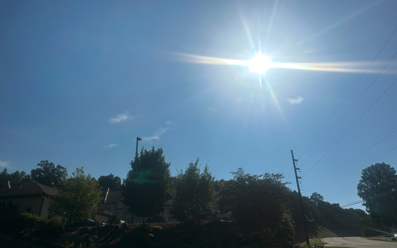 Scorching summer heat appears to have led to the death of a Gainesville man who was working in Dahlonega last week.