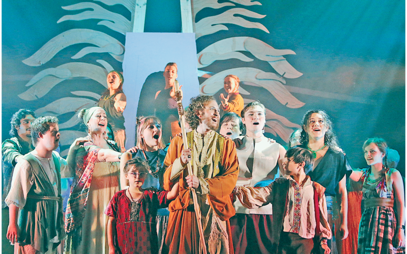 The musical cast of Children of Eden will bring songs and spirituality to The Holly Theater for a series of performances that will run through August 2.