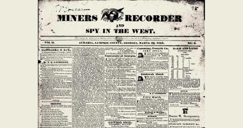 New edition: 1830s newspaper added to library's collection