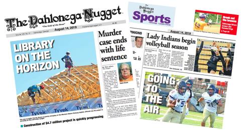 THE AUGUST 14 EDITION OF THE DAHLONEGA NUGGET IS OUT NOW. CHECK OUT THIS WEEK'S ARTICLES