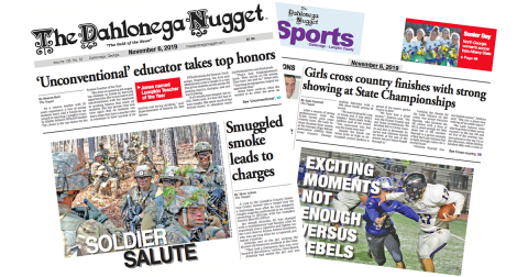 THE NOVEMBER 6 EDITION OF THE DAHLONEGA NUGGET IS OUT NOW. CHECK OUT THIS WEEK'S ARTICLES
