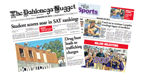 THE NOVEMBER 20 EDITION OF THE DAHLONEGA NUGGET IS OUT NOW. CHECK OUT THIS WEEK'S ARTICLES