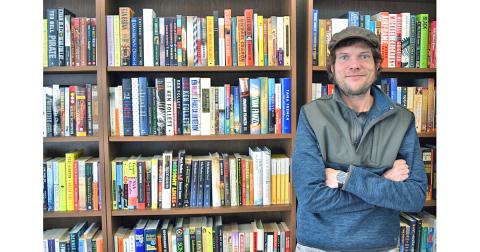 Clay Anderson, a history professor at Reinhardt University, always dreamed of owning a bookstore. Now, thanks to some generous book donors, he stands with about 1,000 books on his sales floor at Bear Book Market, and several more in storage.