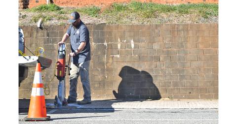 The City of Dahlonega is in the process of installing 13 parking meters on Maple Street and West Main Street.