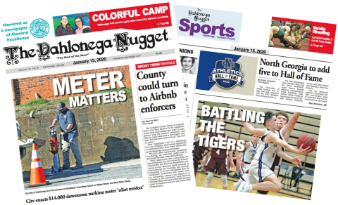 THE JANUARY 15 EDITION OF THE DAHLONEGA NUGGET IS OUT NOW. CHECK OUT THIS WEEK'S ARTICLES