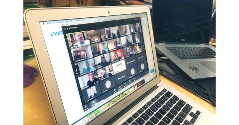 The Dahlonega City Council met via Zoom teleconference last Monday with many members of the public listening in.