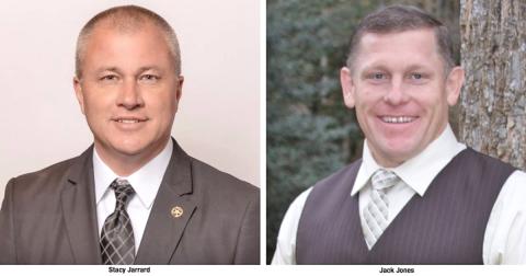 Stacy Jarrard and Jack Jones vie for office in the Lumpkin County sheriff race