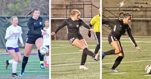 Lumpkin County soccer standouts Reagan Spivey, Ashley Read and Hope Kenney will take part in the Southeast All-American Soccer Showcase.
