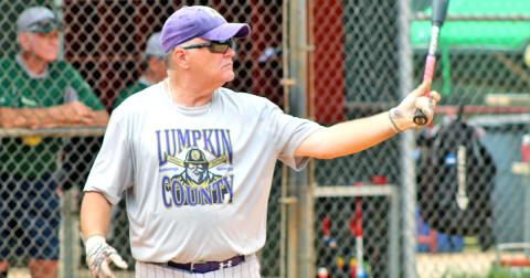 LC Miners player/coach John Daley is ready to get back into the batter’s box after delays from the coronavirus pandemic pushed back the start of the 2020 Clayton League Senior Softball season.