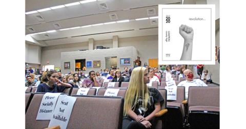 A meeting was held Wednesday morning to discuss the 2020 yearbook cover.