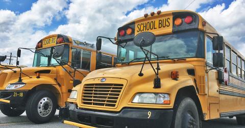 Lumpkin County school busses