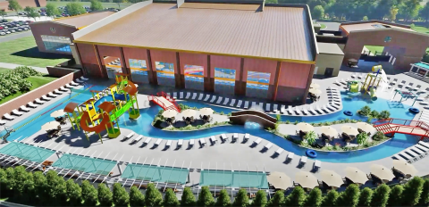 A video released by Lumpkin County Schools revealed plans for "Cottrell Aquatic Center" to be located on the same property as the new Lumpkin Elementary School and included architectural renderings of the potential look of the center.