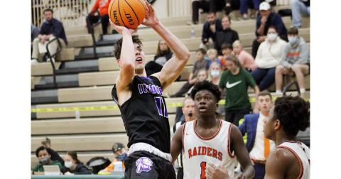 Lumpkin’s Jones Harris takes a shot during last week’s Piedmont College tournament.