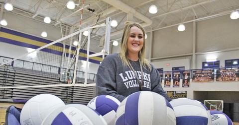Haley Dibble played on the first Lumpkin County volleyball team in school history in 2009 at the middle school. Now as the head coach of the LCHS team, Dibble led her team to the best record and first region championship in program history.