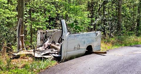 The discovery of a "chopped" stolen van led to multiple arrests last week.