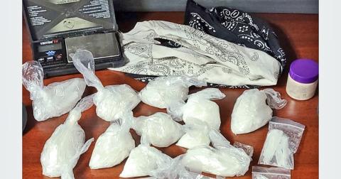 A search last week turned up an estimated $30,000 worth of methamphetamine, which was reportedly ready for distribution.
