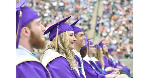 Lumpkin County High School graduation (photo by John Bynum)