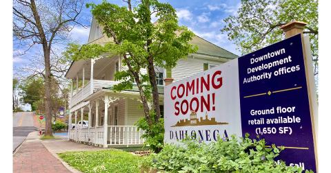 The historic "Head House" was built by Homer Head for himself and his wife around the first decade of the 1900s. It was built from lumber purchased by Dr. Head after the local Baptist Church was torn down. Now owned by the City of Dahlonega, the house could become the new home of the DDA.