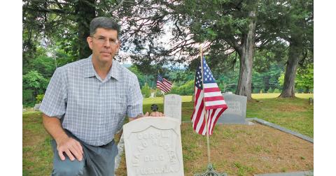 Chris Worick, chair of the cemetery committee has spent time researching the history behind those buried in the unmarked graves.