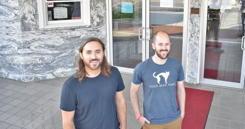 Lights, cameras, and action will return to The Holly Theatre next week as the Sozo Bear Films duo of Brad Kennedy (left) and Luke Pilgrim host the 4th Annual Night At The Movies in Dahlonega.