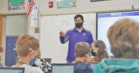 After spending nine months in Afghanistan as a member of the Army National Guard, Will Mayfield took to the classroom, using his experience to teach Southwest Asia history at LCMS. Amid the current crisis in Afghanistan, Mayfield offers a unique perspective to his students.