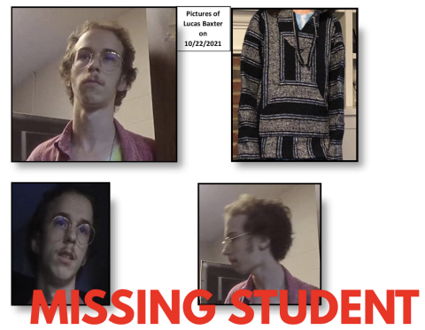 Authorities are on the lookout for missing UNG student Lucas Baxter