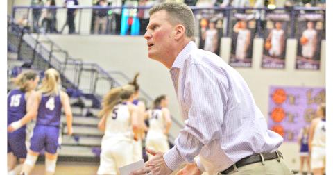 LCHS girls basketball coach David Dowse returned to his team and led practice on Monday after resigning from the post just eight days earlier.