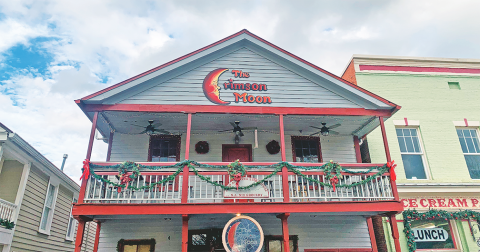 The future of The Crimson Moon is currently unclear as the Parker-Nix building in downtown Dahlonega is on the market.